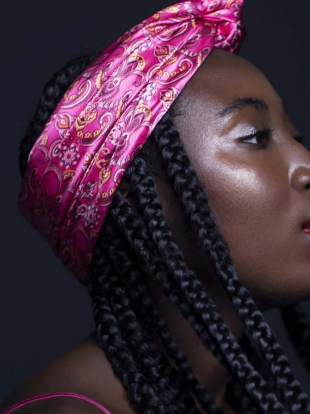 A&O x Slip silk hair wrap